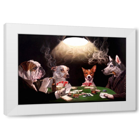 The Bluff White Modern Wood Framed Art Print by Heffernan, Lucia