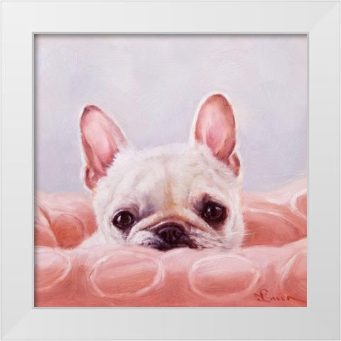 My Happy Place White Modern Wood Framed Art Print by Heffernan, Lucia