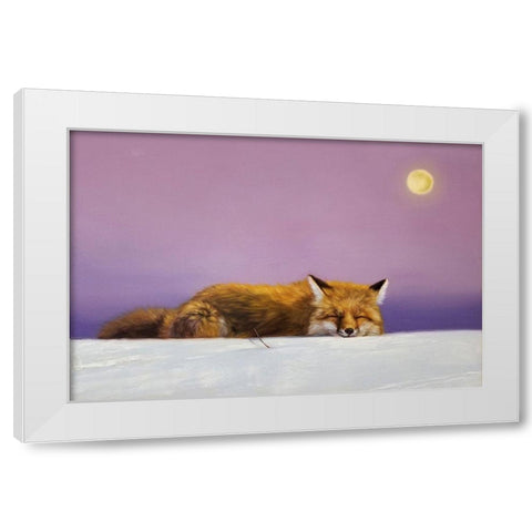 Dreamweaver White Modern Wood Framed Art Print by Heffernan, Lucia