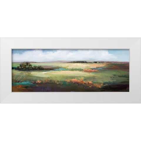 A Day to Be Lazy White Modern Wood Framed Art Print by Hale, Karen