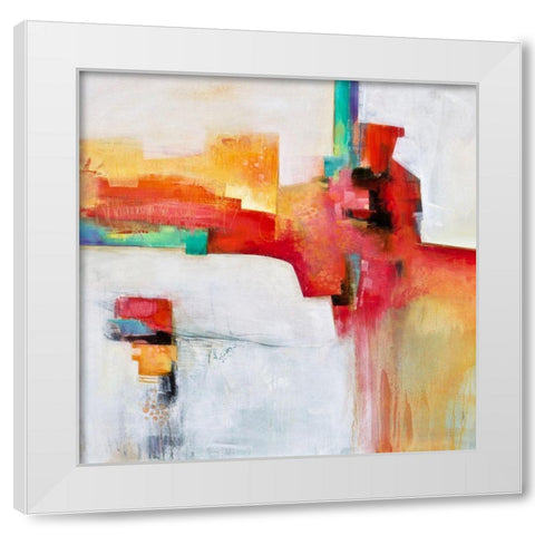 Find Your Way White Modern Wood Framed Art Print by Hale, Karen