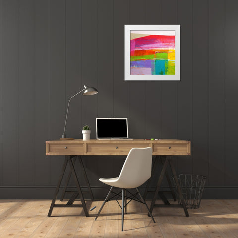Landscape Design No. 3 White Modern Wood Framed Art Print by Hendrick, Cathe