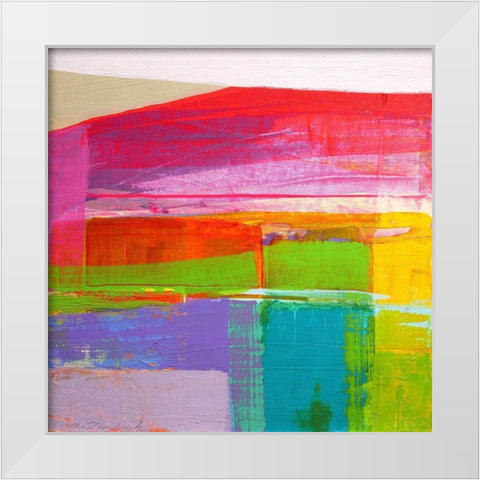Landscape Design No. 3 White Modern Wood Framed Art Print by Hendrick, Cathe