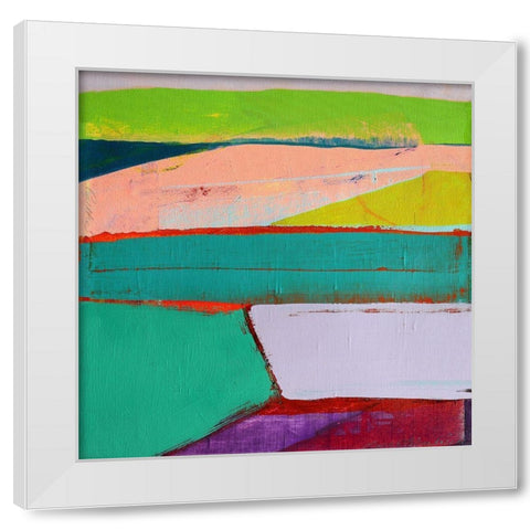 Landscape Design No. 6 White Modern Wood Framed Art Print by Hendrick, Cathe