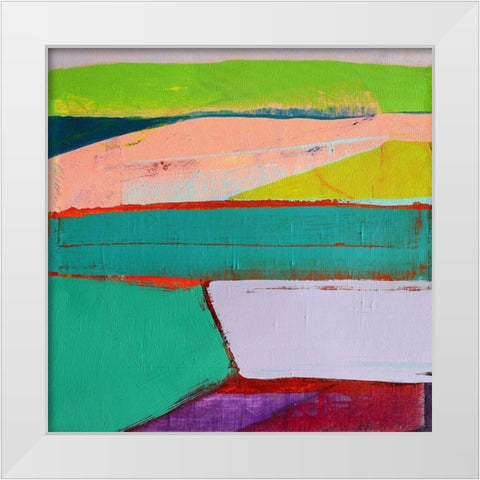Landscape Design No. 6 White Modern Wood Framed Art Print by Hendrick, Cathe