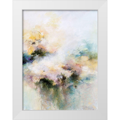 Fresh Scent White Modern Wood Framed Art Print by Hale, Karen
