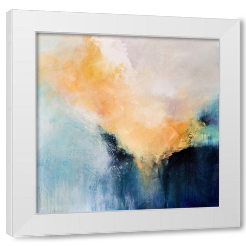 A Moment Suspended White Modern Wood Framed Art Print by Hale, Karen