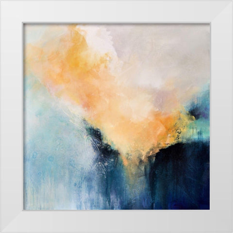 A Moment Suspended White Modern Wood Framed Art Print by Hale, Karen