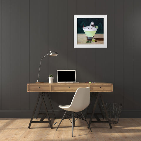 Day Off White Modern Wood Framed Art Print by Heffernan, Lucia
