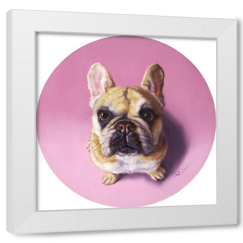 Charlotte White Modern Wood Framed Art Print by Heffernan, Lucia