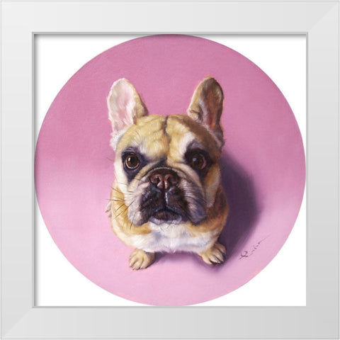 Charlotte White Modern Wood Framed Art Print by Heffernan, Lucia