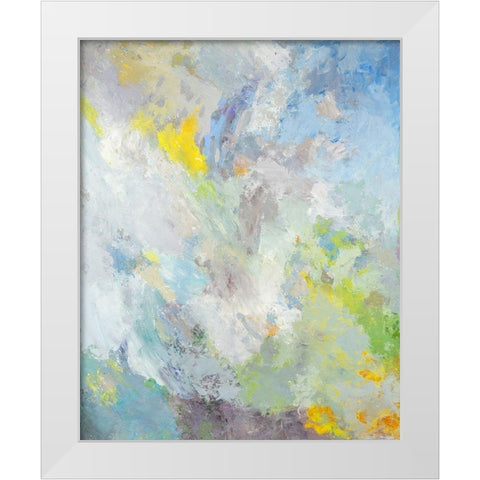 Winter Wind White Modern Wood Framed Art Print by Heller, Marsha