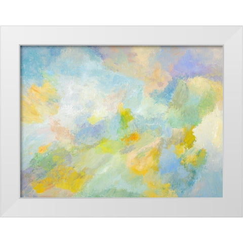 Sky Light White Modern Wood Framed Art Print by Heller, Marsha