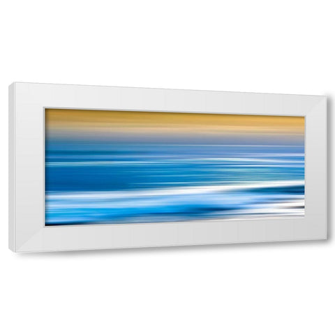 Monterey Sunrise White Modern Wood Framed Art Print by Hile, Scott