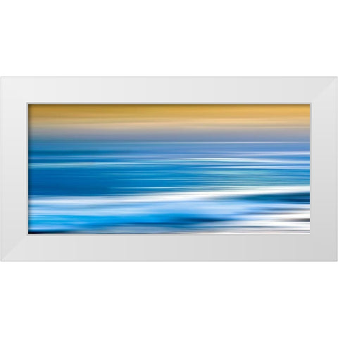 Monterey Sunrise White Modern Wood Framed Art Print by Hile, Scott