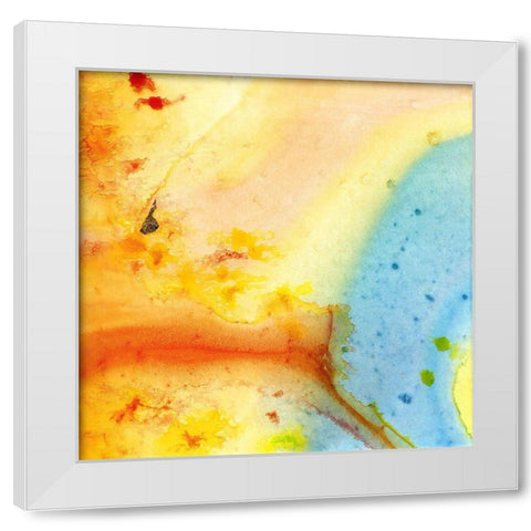 Untitled 37 White Modern Wood Framed Art Print by Hile, Scott