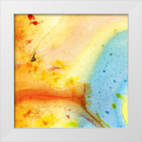 Untitled 37 White Modern Wood Framed Art Print by Hile, Scott
