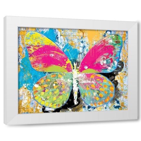 Subway Monarch White Modern Wood Framed Art Print by Hastings, Porter