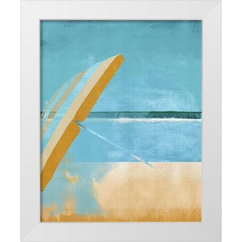 Tides White Modern Wood Framed Art Print by Hastings, Porter