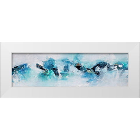 Frozen In Time White Modern Wood Framed Art Print by Hale, Karen