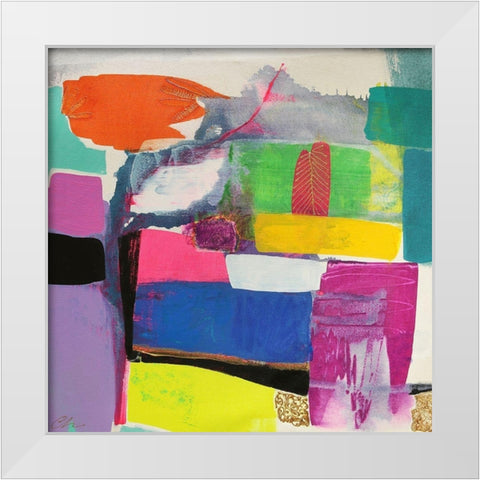 Aloha White Modern Wood Framed Art Print by Hendrick, Cathe