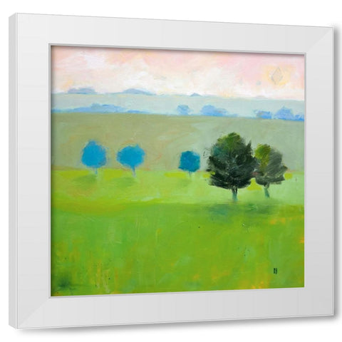 Gascony White Modern Wood Framed Art Print by Hootnick, Sally