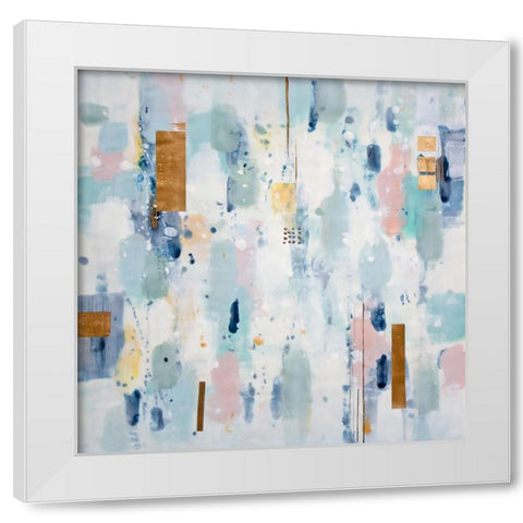 Sunset White Modern Wood Framed Art Print by Hootnick, Sally