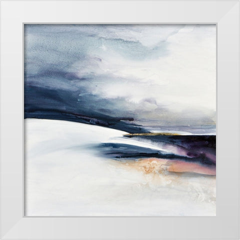 A Place To Be White Modern Wood Framed Art Print by Hale, Karen