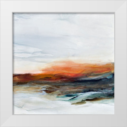 Coastal Impressions White Modern Wood Framed Art Print by Hale, Karen