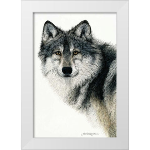 Silent Watch White Modern Wood Framed Art Print by Henderson, Jan