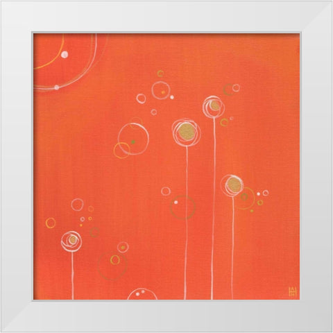 Photosynthesis I White Modern Wood Framed Art Print by Han, Stephanie