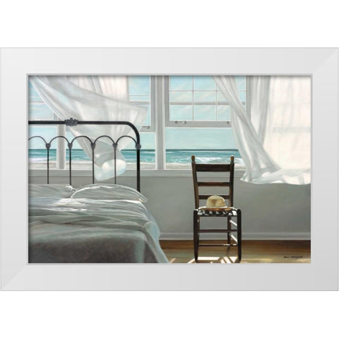 The Dream of Water White Modern Wood Framed Art Print by Hollingsworth, Karen