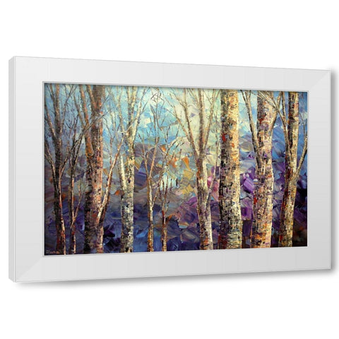 Elven Kingdom White Modern Wood Framed Art Print by Iliina, Tatiana