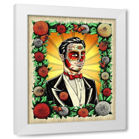Muerto Groom White Modern Wood Framed Art Print by Ivins, Nicholas