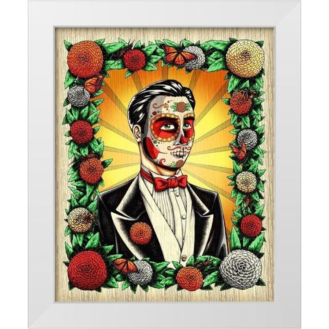 Muerto Groom White Modern Wood Framed Art Print by Ivins, Nicholas