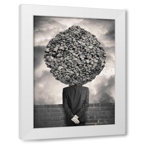 Gather White Modern Wood Framed Art Print by Ingberg, Tommy