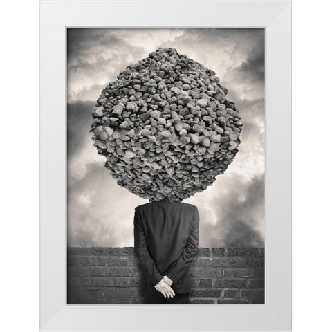 Gather White Modern Wood Framed Art Print by Ingberg, Tommy