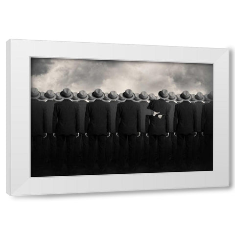 Shell White Modern Wood Framed Art Print by Ingberg, Tommy
