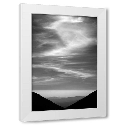 Heavens Above White Modern Wood Framed Art Print by PhotoINC Studio