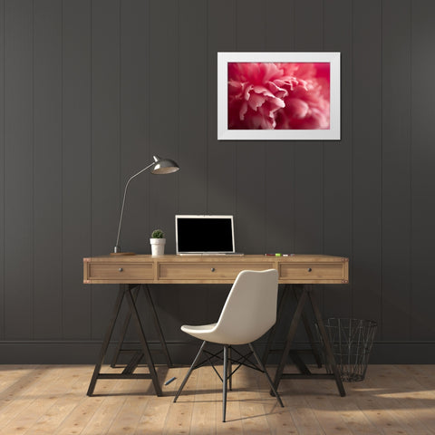 Nebula White Modern Wood Framed Art Print by PhotoINC Studio
