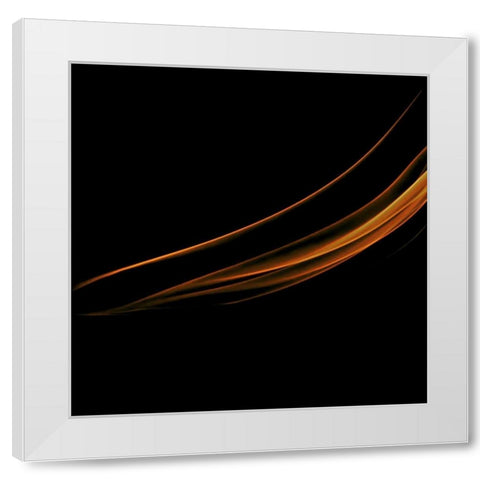Smoke White Modern Wood Framed Art Print by PhotoINC Studio