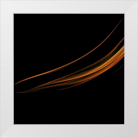 Smoke White Modern Wood Framed Art Print by PhotoINC Studio