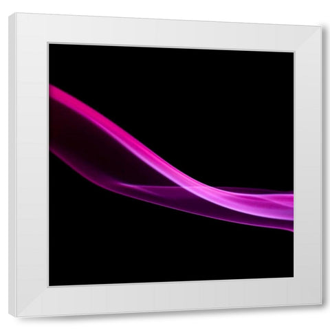 Smoke White Modern Wood Framed Art Print by PhotoINC Studio