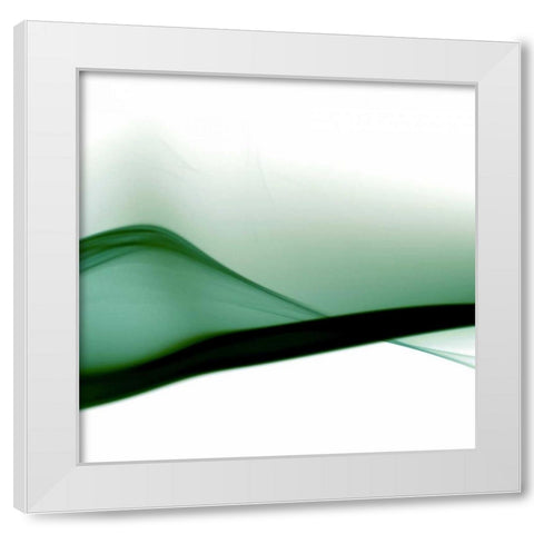 Smoke White Modern Wood Framed Art Print by PhotoINC Studio