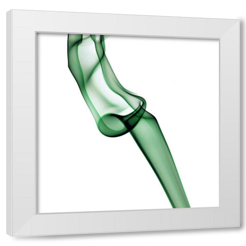 Smoke White Modern Wood Framed Art Print by PhotoINC Studio