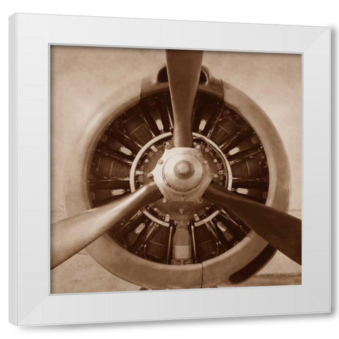 Aviation 2 White Modern Wood Framed Art Print by PhotoINC Studio