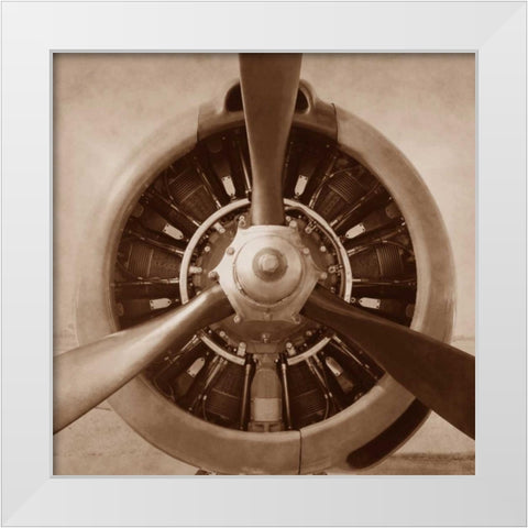 Aviation 2 White Modern Wood Framed Art Print by PhotoINC Studio