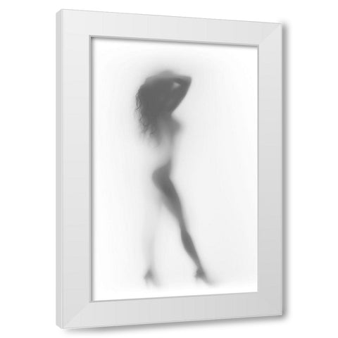 Fashion White Modern Wood Framed Art Print by Incado