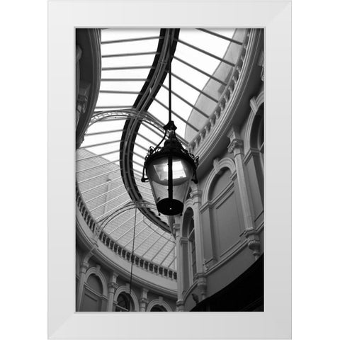 Rotunda White Modern Wood Framed Art Print by Incado