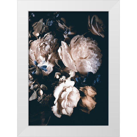 Flower Bunch 2 White Modern Wood Framed Art Print by Incado